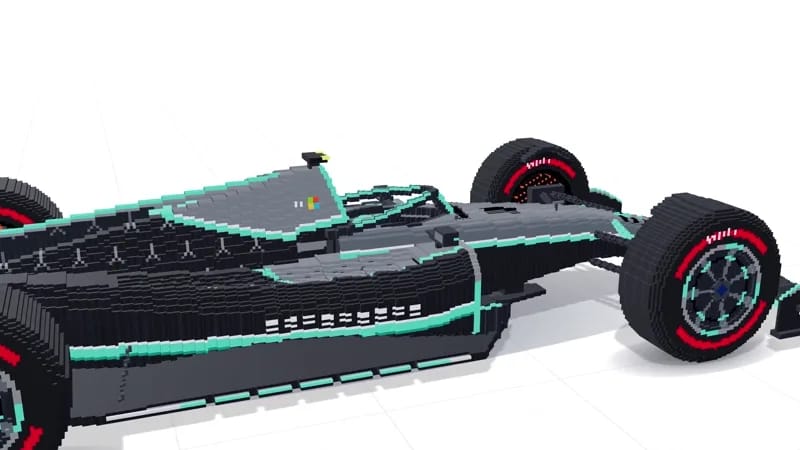 Voxel Mercedes AMG F1 Car result preview